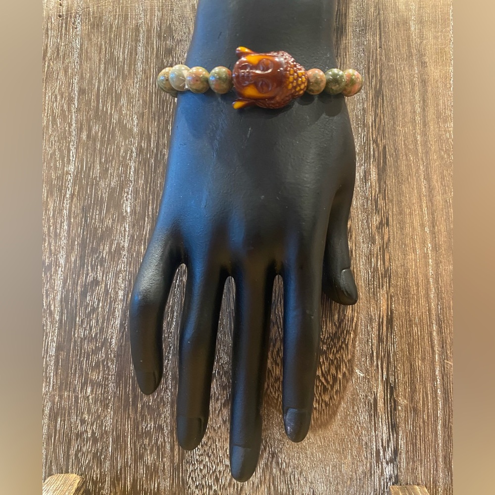 Handcrafted Beaded Bracelet with Owl Charm